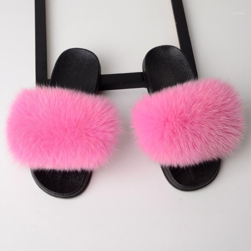 

Women's Slippers Shoes One-line type Hair Slippers Women Fur Home Fluffy Plush Furry Summer 1-3 cm Flats Sweet Ladies Shoes1, Black