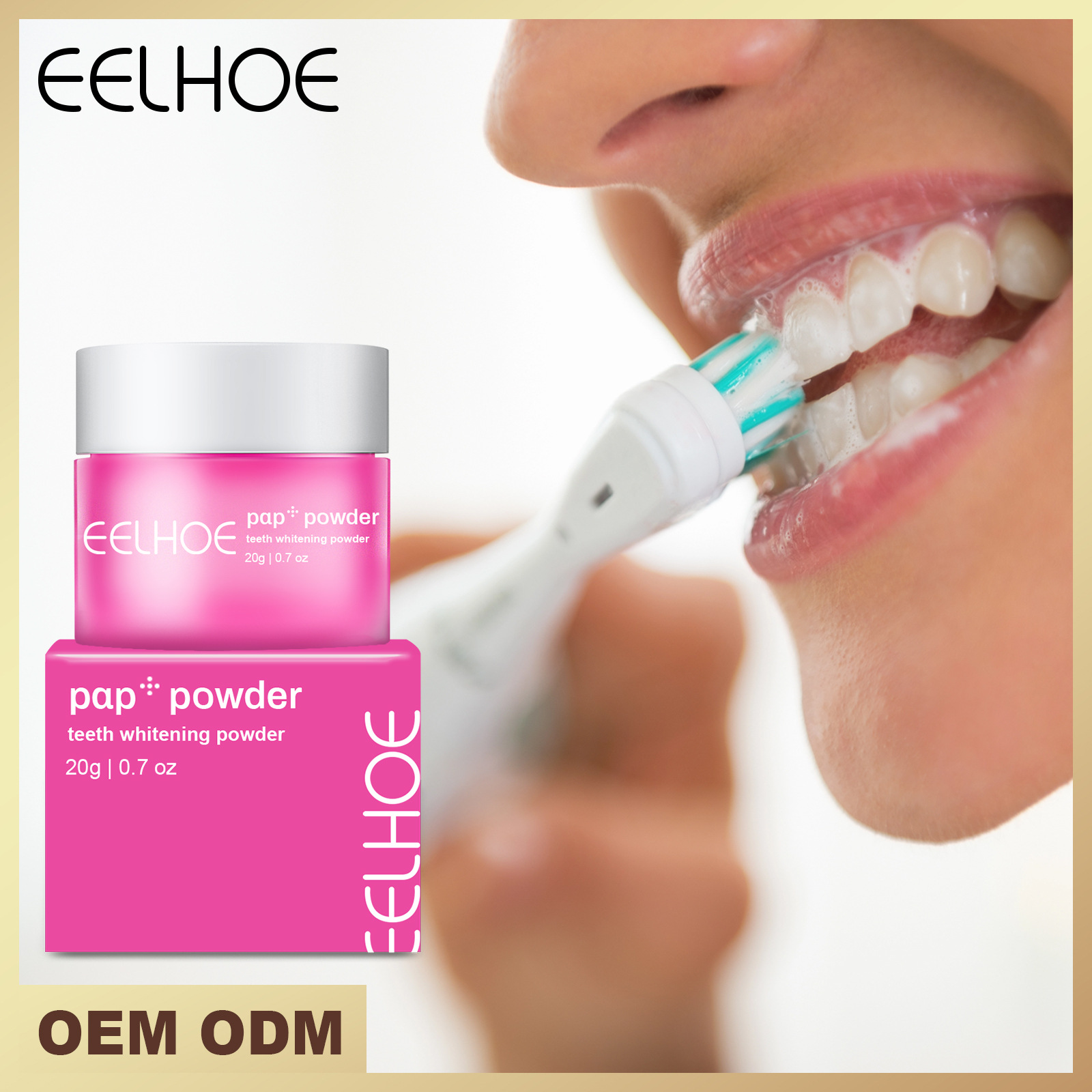 

Free freight EELHOE OEM ODM Tooth powder to remove dirt oral cleaning teeth gap fresh breath bad breath