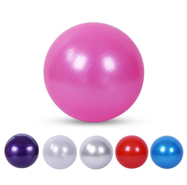 

Yoga fitness exercise Ball Thick Explosion Proof Massage Balls Bouncing Ball Gymnastic pilates workout Balls 45/55/65CM 5 Colors Wholesale, Blue