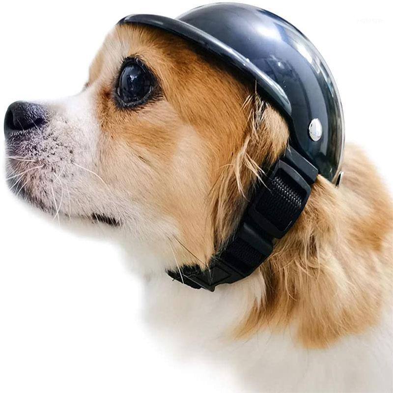 

Fashion pet dog helmet plastic cap motorcycle protective cap pet protection products1, White
