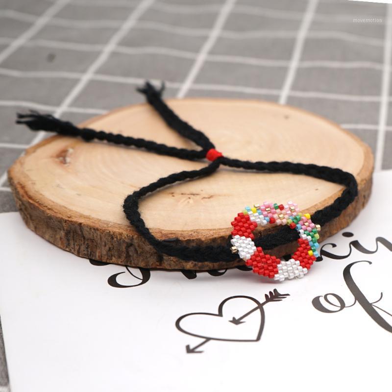 

Go2boho Braided Rope Bracelet For Girl Jewellery Bohemian Color Jewelry Handmade Miyuki Beaded Pulsera Kids Adjustable Bracelets1