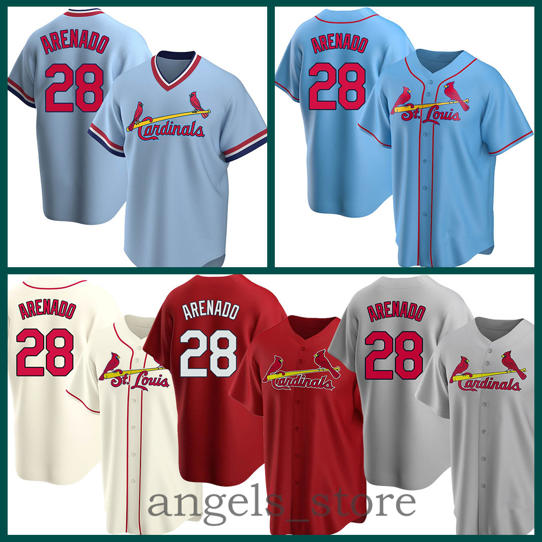 

St. Baseball Jersey Louis 28 Nolan Arenado Cardinal 46 Paul Goldschmidt 4 Yadier Molina 1 Ozzie Smith 25 Dexter Fowler 51 McGee Wine Red, Jersey-hongque