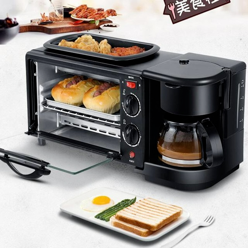 Machine de petit-déjeuner Ménage Four Trois-en-un Multi-fonctionnel Nutrition Toaster Sandwich (le prix logistique Pls nous contacter)