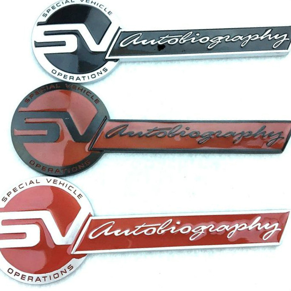 

Metal SV-Autobio-graphy Logo Emblem Badge
