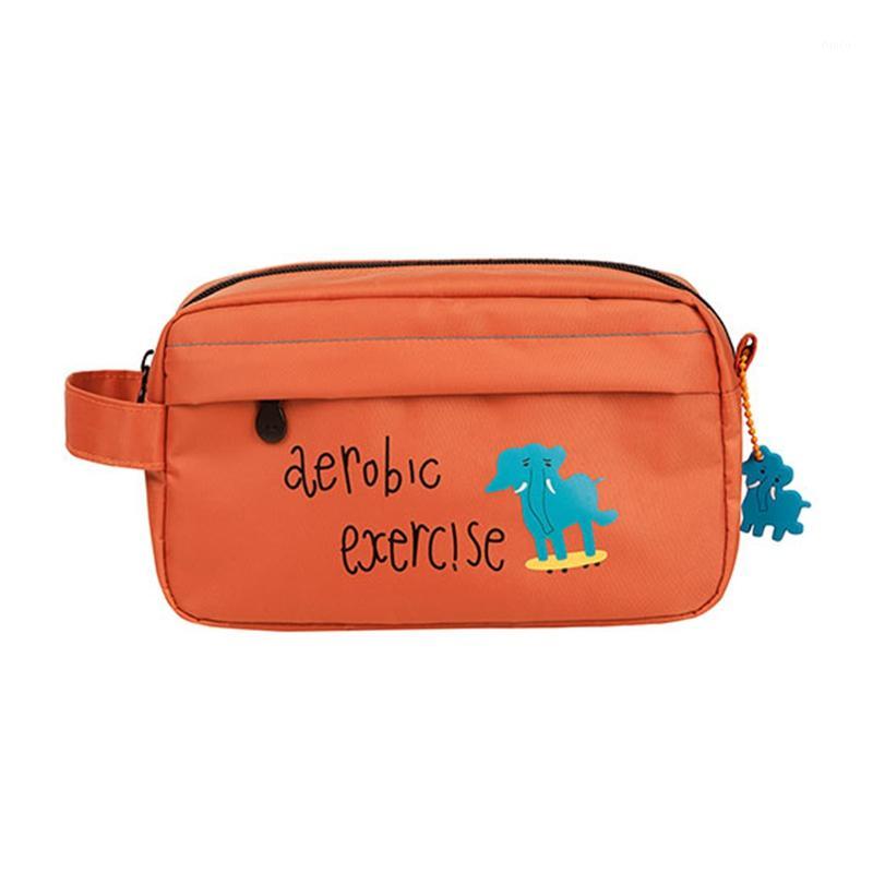 

Bolsa Feminina Cosmetic Bag New YIZISTORE Original Design Animal Print Multi-function Storage Bag Clutch Student Pen Box1, Black