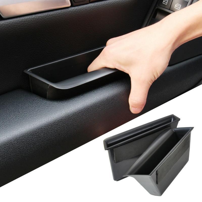 

2 pieces Front Door Handle Storage Box For C class W204 2008-2014 Container Holder Tray Car Organizer Accessories1