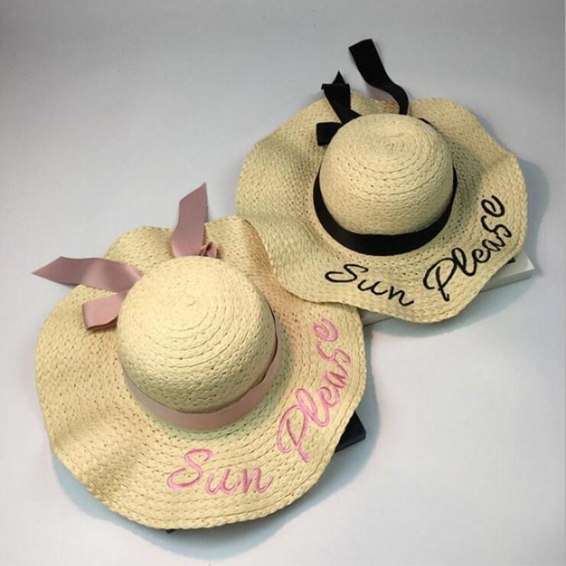 

Wide Brim Hats Seioum Summer Women Sun Hat Ladies Straw Outdoor Folding Beach Panama Bone Chapeu Feminino