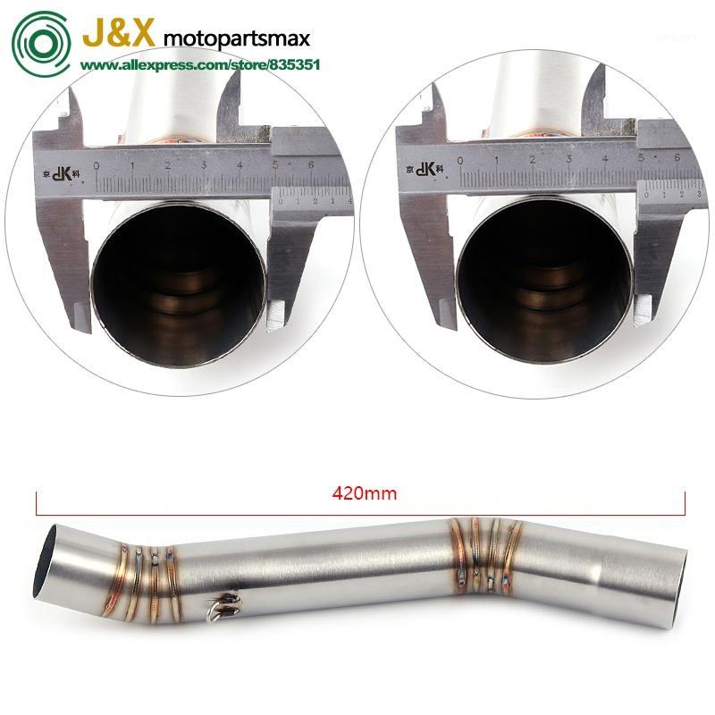 

Full System Slip On For Z750 Z 750 Motorcycle Exhaust Muffler Escape Middle Link Mid Pipe1