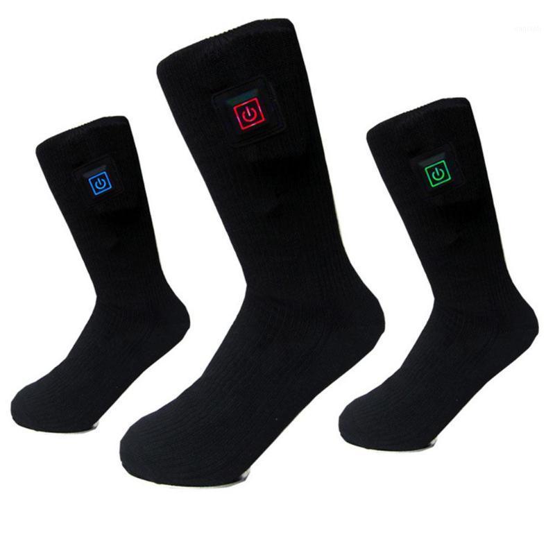 

Thermal Cotton Heated Socks Men Women Battery Case Battery Operated Winter Foot Warmer Electric Socks Warming1, Black