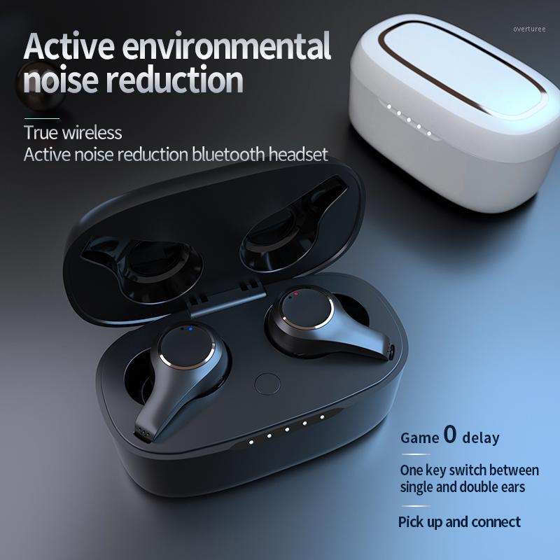 

ANC Wireless Noise Cancel Headphones Bluetooth V5.0 Earphones Dual Microphone Earbuds Headsets Gaming Waterproof Sweatproof1