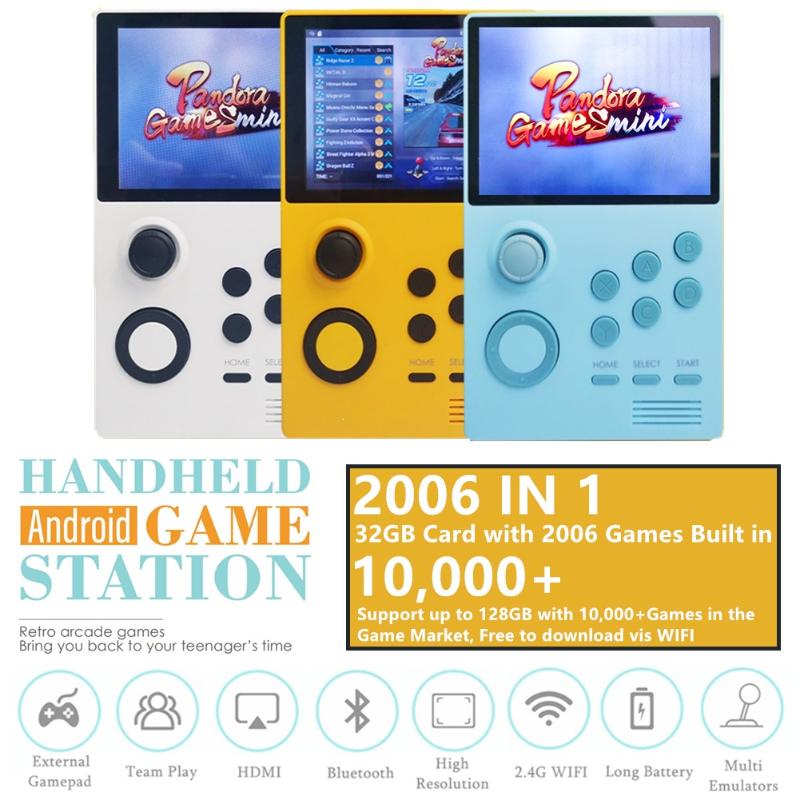 

New Handheld Android Retro Arcade Game Console Pandora's Box Mini 2006 Multi Games IN 1 Portable Arcade 10000+ Games Market