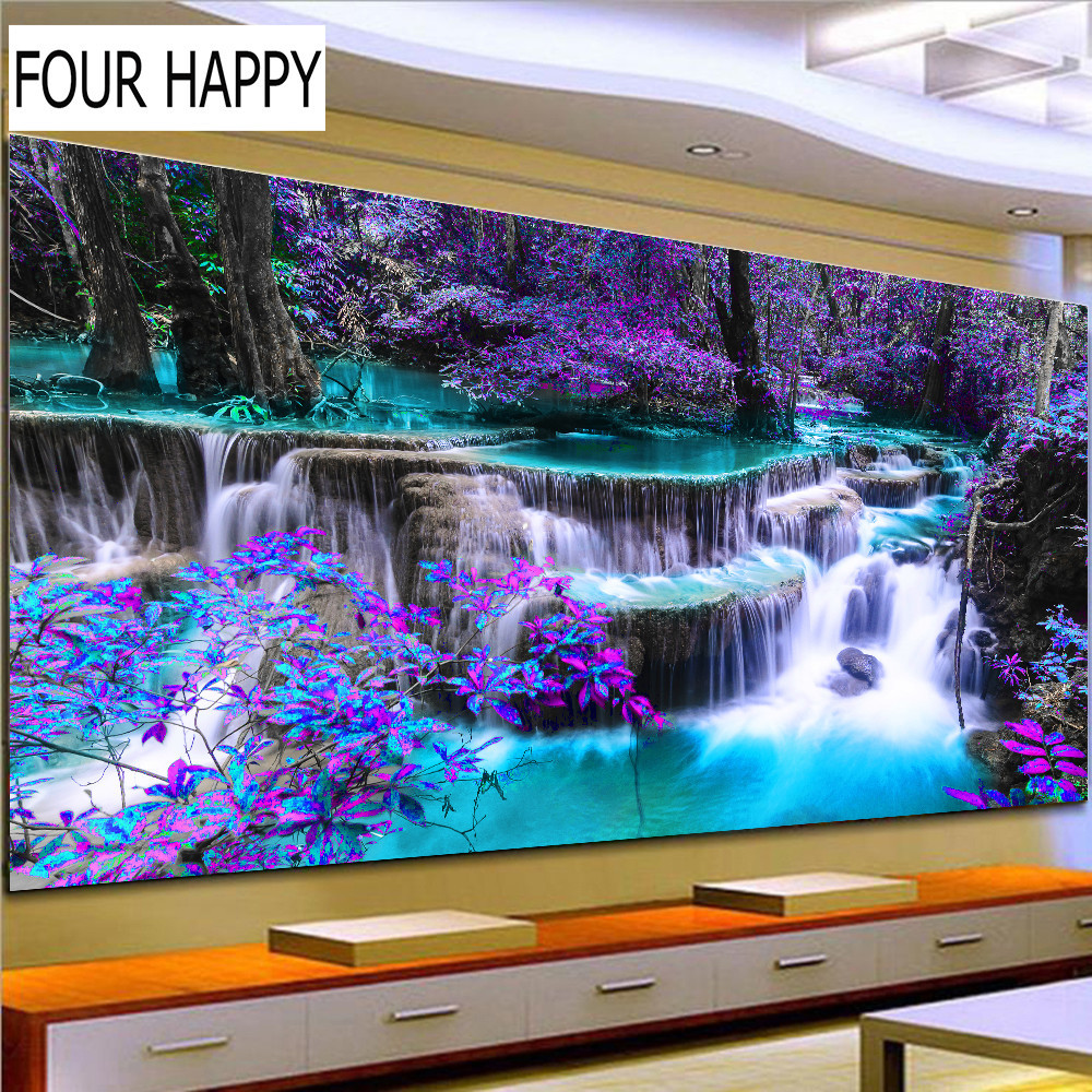 

5D DIY Diamond Painting Kit, Full Diamond Embroidery Cross Stitch Arts Craft Supply for Wall Decor 201202
