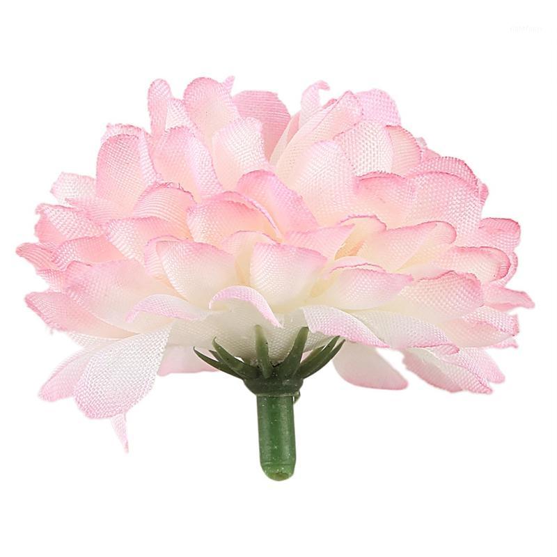 

30x Carnations Craft Artificial Flower Silk Spherical Heads Wedding Decor - Light Pink1, Light pink