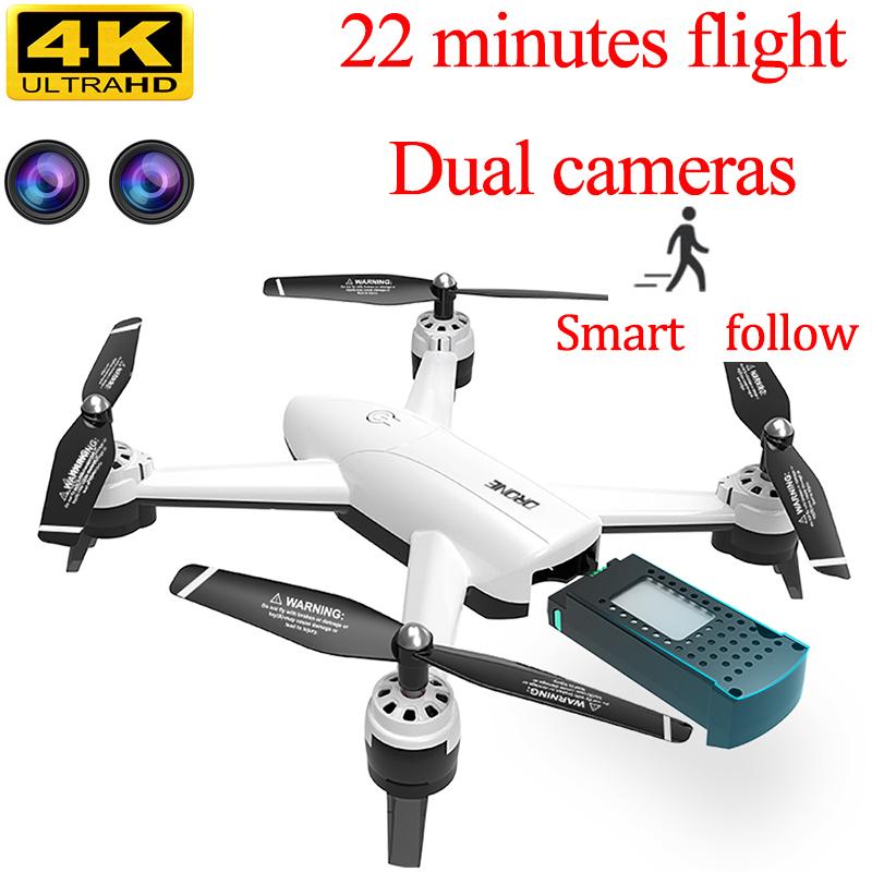 

Rc Drone 4k With Hd Camera 22 Minutes Flight 1080P Drones Kids Airtime Hand Controlled Flying Helicopter 6ch Drone Follow Me