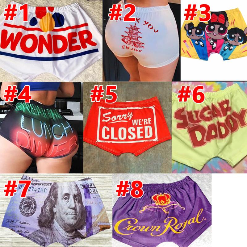 

Candy Bar Shorts Women Booty Mini Hot Sexy Club Party Fitness Push Up Skinny Snack Snickers Shorts Caution Slippery When Wet, 706
