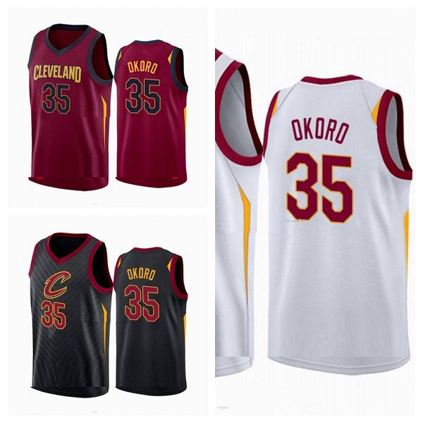 

NCAA 2020/21 Men Isaac Okoro 35 jersey Cleveland Cavaliers basketball Jersey, Black