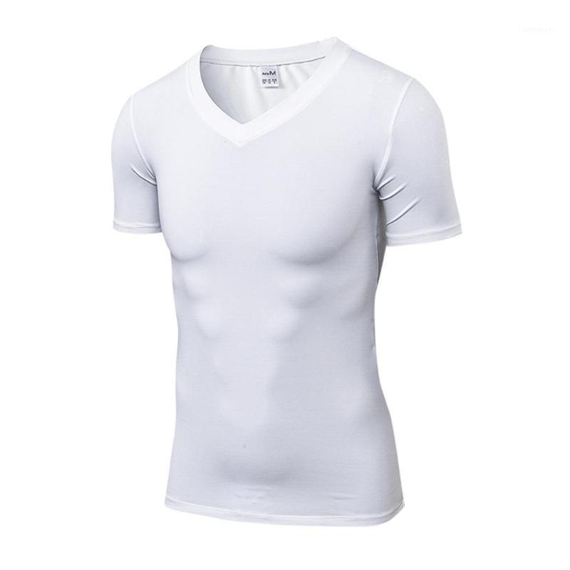 

New Plus Size T Shirt Men Fashion Slim Fit T Shirt Men trend V Neck Custom Short Sleeve Tees Men' V-neck short sleeve1
