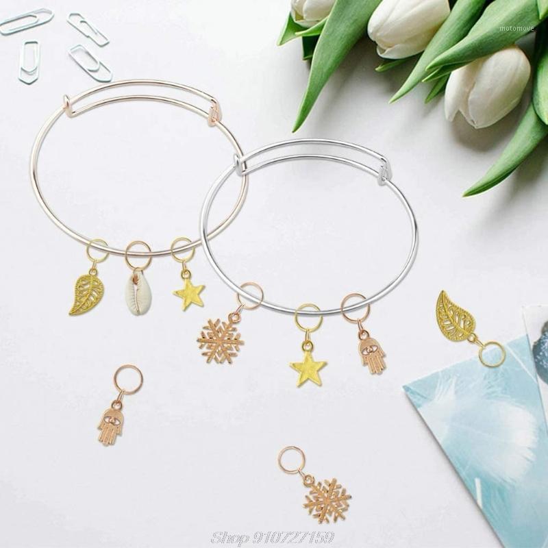 

60 Pcs DIY Expandable Bangle Bracelets Adjustable Wire Bracelets Blank Beading Pendants Bangles for DIY D18 20 Dropshipping1