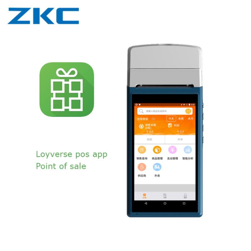 

Handheld Mini billing printer terminal with qr code scanner suppport nfc rfid reader