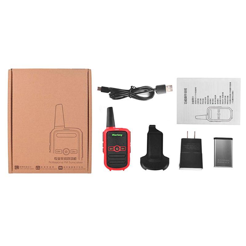 

Walkie-talkie professional mini color ultra-thin ultra-small USB direct charging