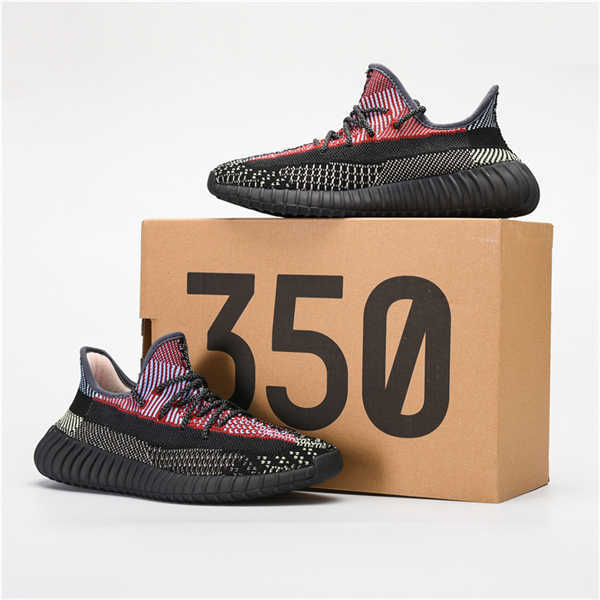 YEE2Y Men Women Designer v2 Shoes Mesh Bred Zebra Static Reflective Belgua 2.0 Ash Pearl Semi Trainer White Black Yeezreel Mono Ice Earth Carbon-image-753349908