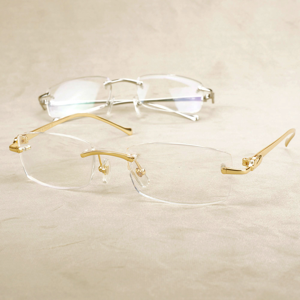 

2021 New Vintage Clear Frame Men Women Eyeglasses Fill Prescription Reading Glasses for Computer Carter Far Sight Vision Cr1p, Silver