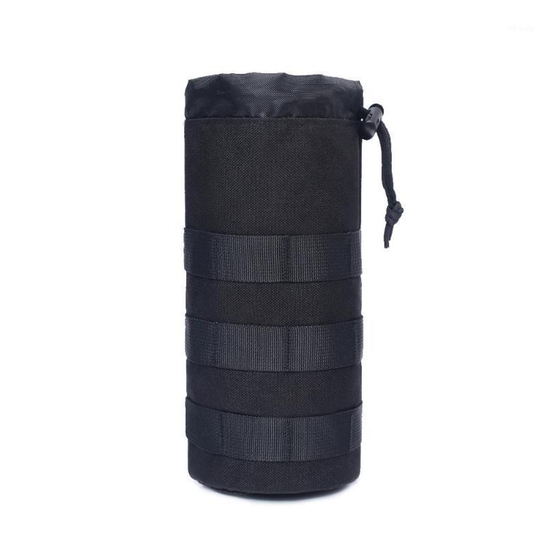 

Outdoor Water Bottle Holster Tactical Molle Pouch Hydration Carrier Holder Bags Travel Cycling Hunting Hiking Camping Kettle Bag1, Bk