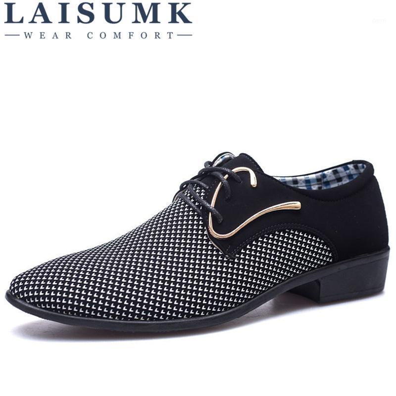 

LAISUMK Men Leather Shoes Office Men's Dress Suit Shoes Italian Style Wedding Casual Pointed Toe Business Men1, Black dress shoes
