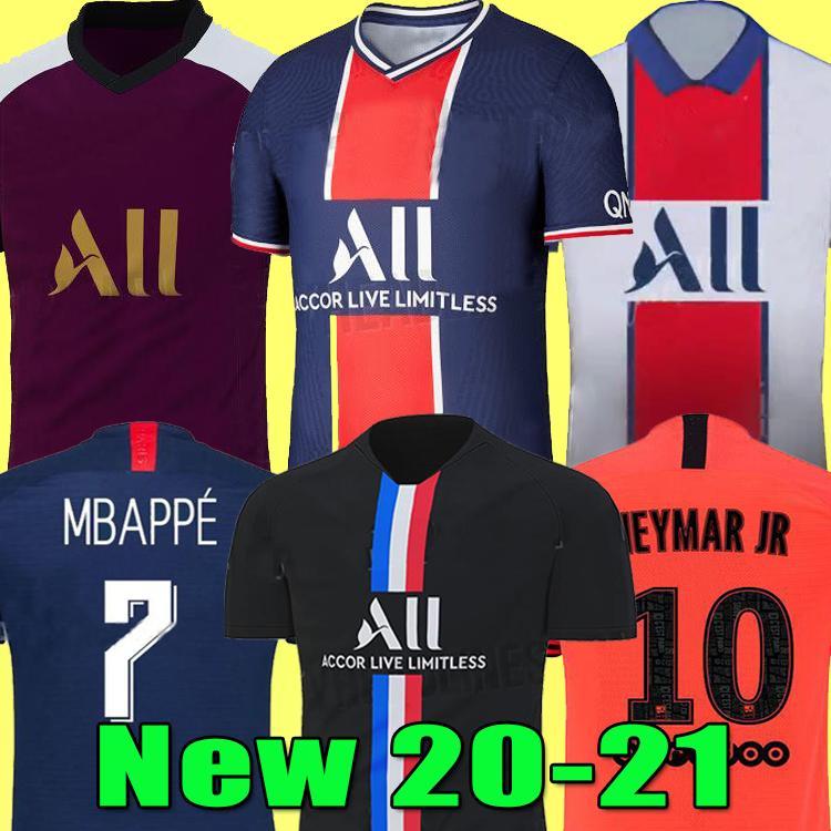 

Maillots de football jerseys 19 20 21 soccer jerseys 2019 2020 2021 MBAPPE ICARDI 4th shirt men kids sets maillot Camisa camisetas