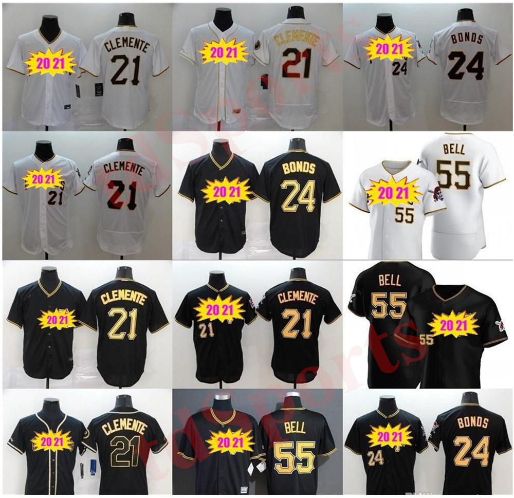 

New Pittsburgh 2020 Chris Archer Josh Bell Roberto Clemente Men Women kids Pirates baseball jersey, As shown in illustration