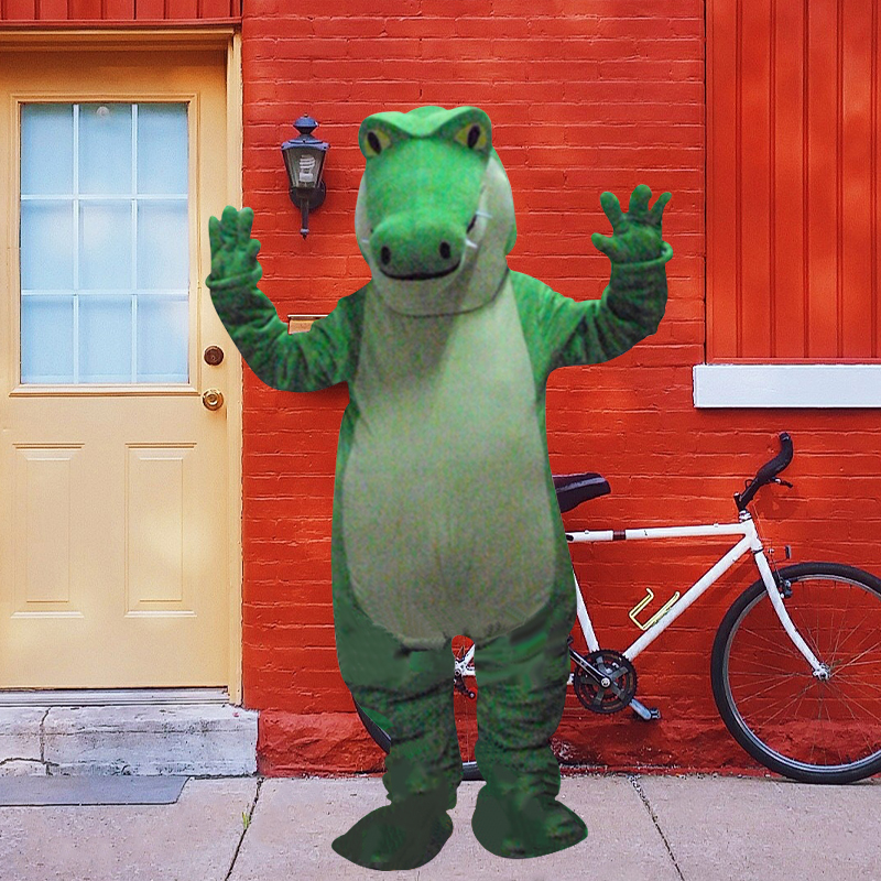 Mascot Costumes 2020 New Crocodile Mascot Costume Suit Clothing Fat Adult Size Party Game Dress Halloween Advertising Xmas-image-748265203