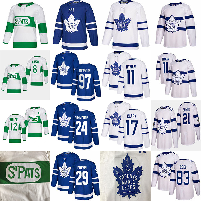

Custom Toronto maple leafs Jersey 91 John Tavares 34 Auston Matthew 97 Joe Thornton any number any name hockey jersey, Black;red