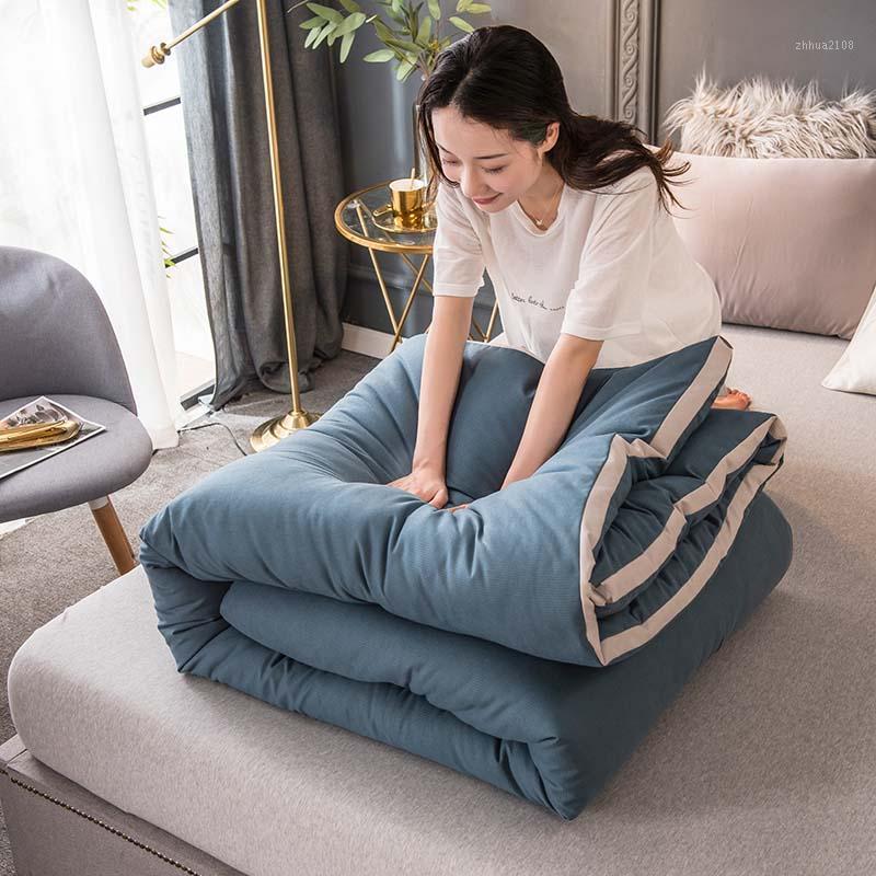 

High Quality Graphene Comforter Thicken Duvet 3D Warm Winter Quilts 220*240cm 5.0kgs Sleeping Cover Micro Physiotherapy Soft Bed1, Pink
