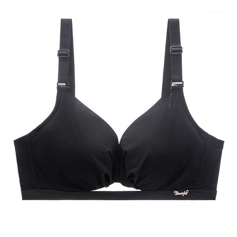 

Seamless Sexy Bra For Women Bralette Wire Free Push Up Bra Brassiere Female Lingerie fitness Intimates 2020 No Steel Bras Black 1