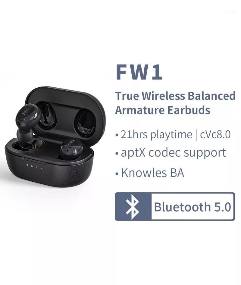 

FiiO FW1 True Wireless HiFi Earbuds, Pumping Bass, TWS Bluetooth V5.0 Headphones with aptX1, Black