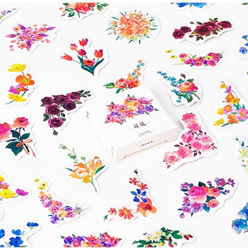 

1pcs 2020 Notebook Diary of Stickers Notepad Flower Arrowheads Paper Note Book Replaceable Stationery Gift Traveler Journal1
