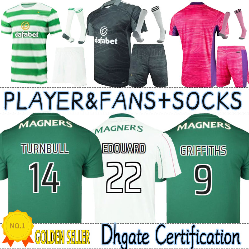 

21 22 Celtic FC Soccer Jerseys MCGREGOR Mens Jersey Kids Kit EDOUARD 2021 2122 AJETI GRIFFITHS TURNBULL Football Shirt CHRISTIE ELYOUNOUSSI FORREST full set socks, Third