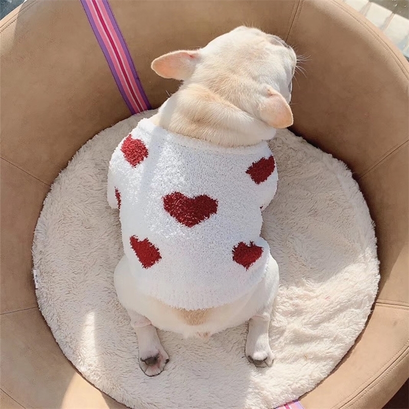 

Winter Pet Dog Clothes Warm Dog Sweater French Bulldog Pet Clothing For Medium Large Dogs Costume Pug Pet Clothes Ropa Perro 201102