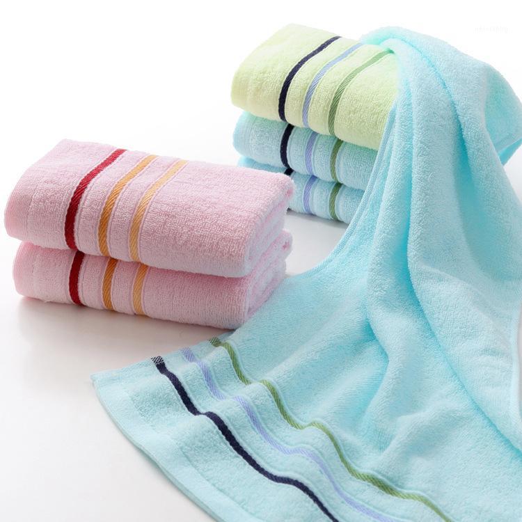 

34*70 cm 100% Cotton Face Towel Bath Towel Soft Cotton Beauty Bathroom Product Adults Fast Dry High Absorbent Antibacterial1, Green
