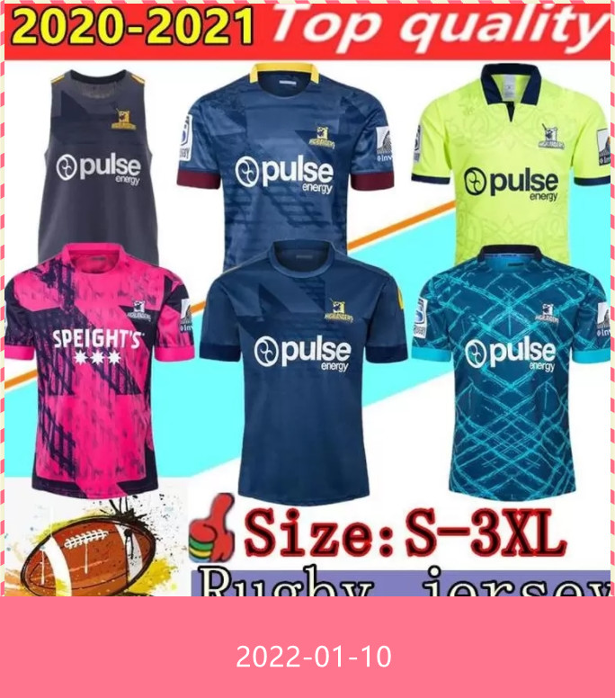 

HIGHLANDERS Super Rugby Jersey Training shirts Mens shirt Zealand Performance Singlet Jerseys-Factory Outlet