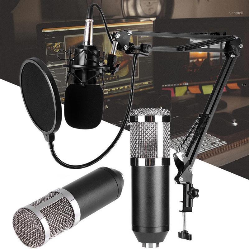 

3.5MM BM800 Dynamic Condenser Wired Microphone Mic Sound Studio For Singing Recording Kit KTV Karaoke With Mount1