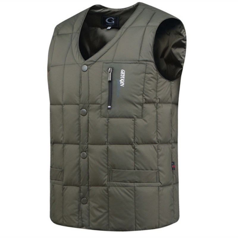 

2020 Autumn Hot Water Jackets White Duck Down From Men's Jacket Light Male Collection Oey8, L0027 army green