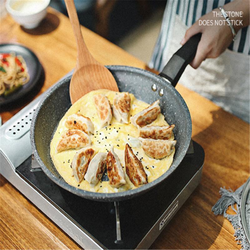 

Pan 24cm 26cm Non-Stick Frying Pan Gas Stove Thicken Omelet Frying Pot Pancake Egg Wok Home Garden Bread Skillet1