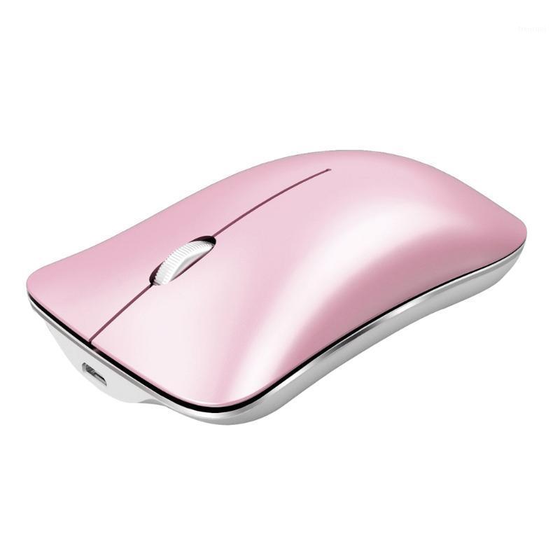 

Wireless 2.4Ghz Bluetooth 4.0 Dual Mode Mouse Aluminum Alloy 1600 DPI Ultra-thin Rechargeable High Class Optical Computer Mice1