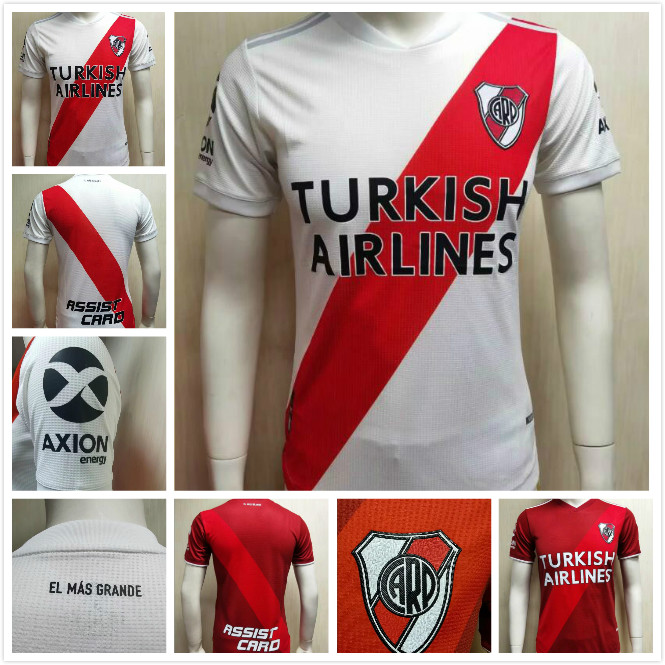 

PLAYER VERSION 2020 2021 River Plate Soccer Jerseys River Plate G.MARTINEZ QUINTERO PRATTO BORRE 20 21 riverbed Football jerseys
