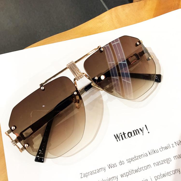 

Men Square Sunglasses Flat Top Brand Designer Luxury Fashion One Piece Oversized Sunglasses Summer Big Shades Men UV400 FML