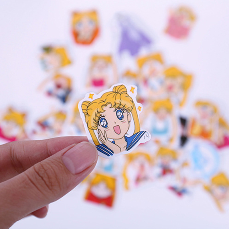 

Kawaii Cartoon Stickers pcak 24 Design Decorative collage Scrapbooking DIY bullet journal Album Label Gift Stickers for Kids