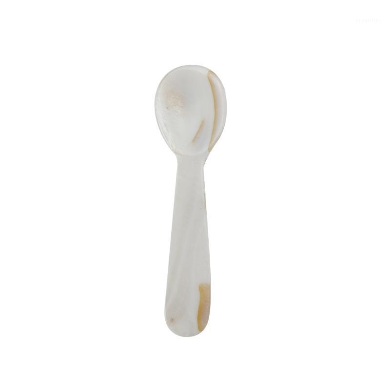 

1pcs 9.2/13cm Natural conch shell spoon caviar spoon seashells coffee Tablespoon1