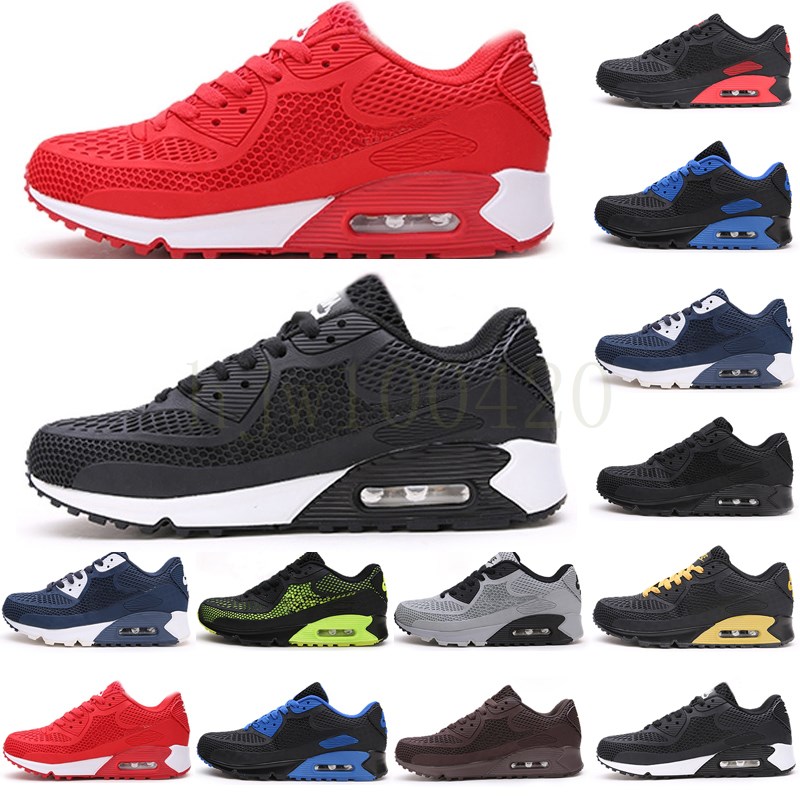 

2021 High Quality Airs Cushion 90 Casual Shoes For Women Men Sport Shoe Trainers Sneakers Eur 36-45 c13, Color 1