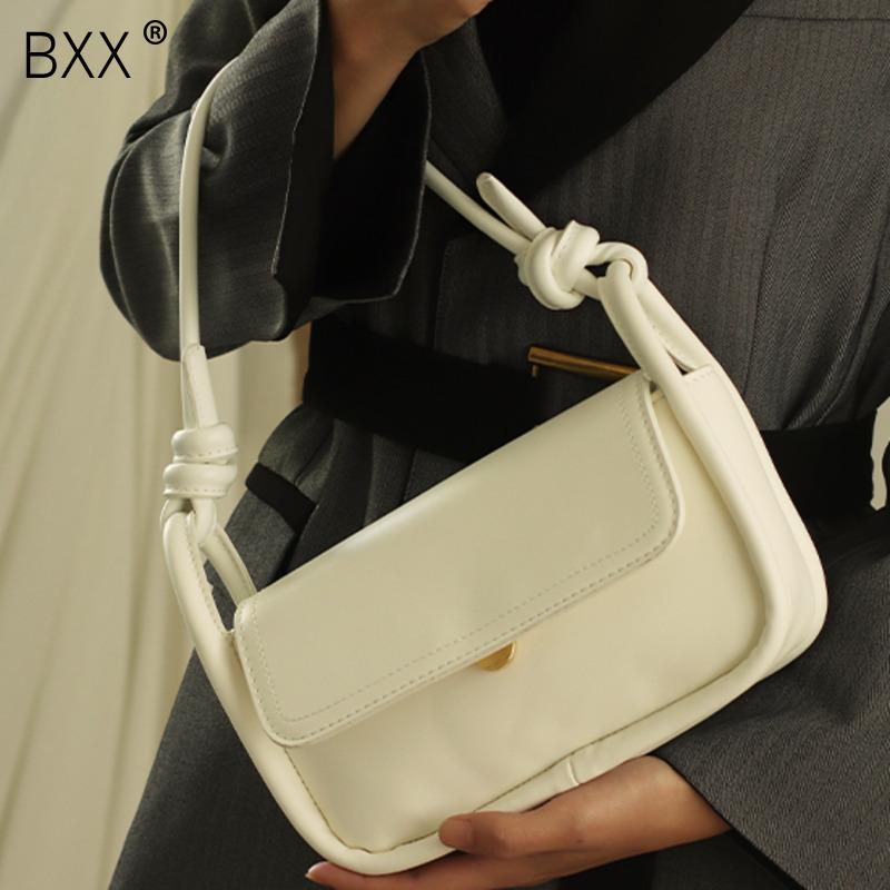 

[BXX] Designer Small PU Leather Crossbody Bags For Women 2021 Spring Trend Handbag Women's Trending Shoulder Bag HQ614, Beige
